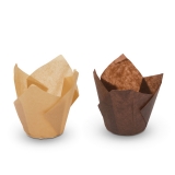 Muffin papír szett - tulipán - 100 db - 57168Y