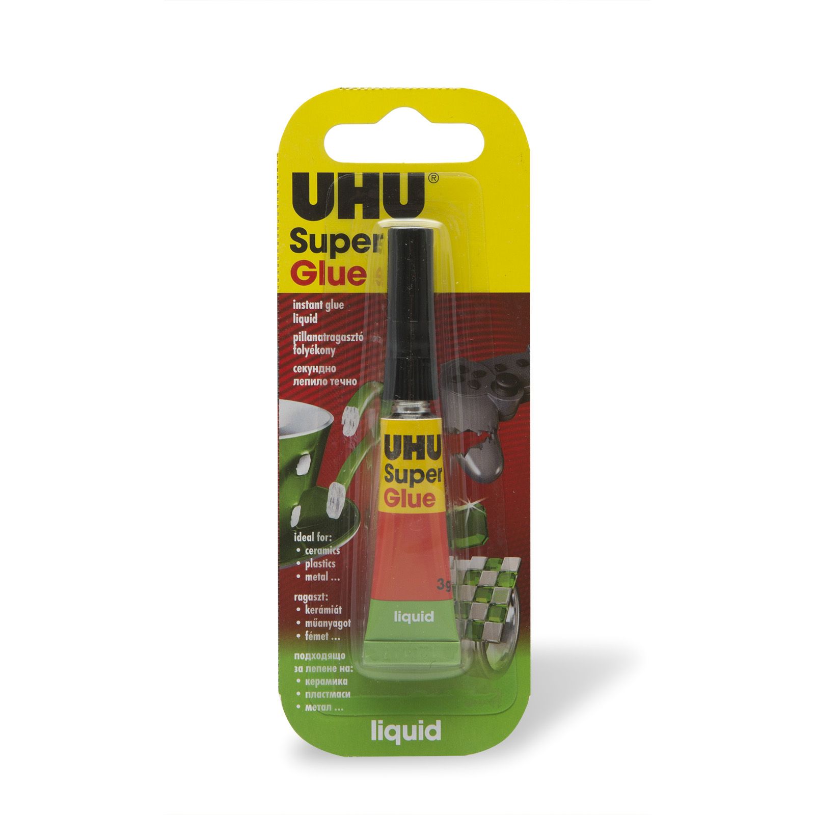 UHU Super Glue pillanatragasztó 3g liquid - U36700