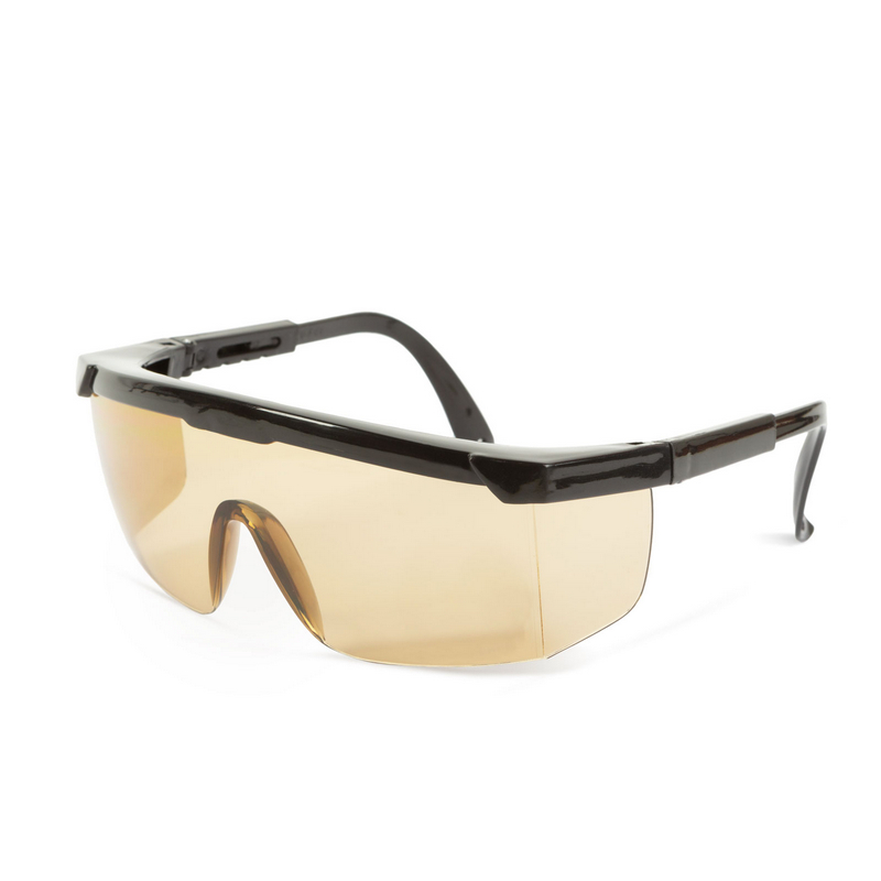 Professzionális védőszemüveg szemüvegeseknek, UV védelemmel - amber - 10384AM