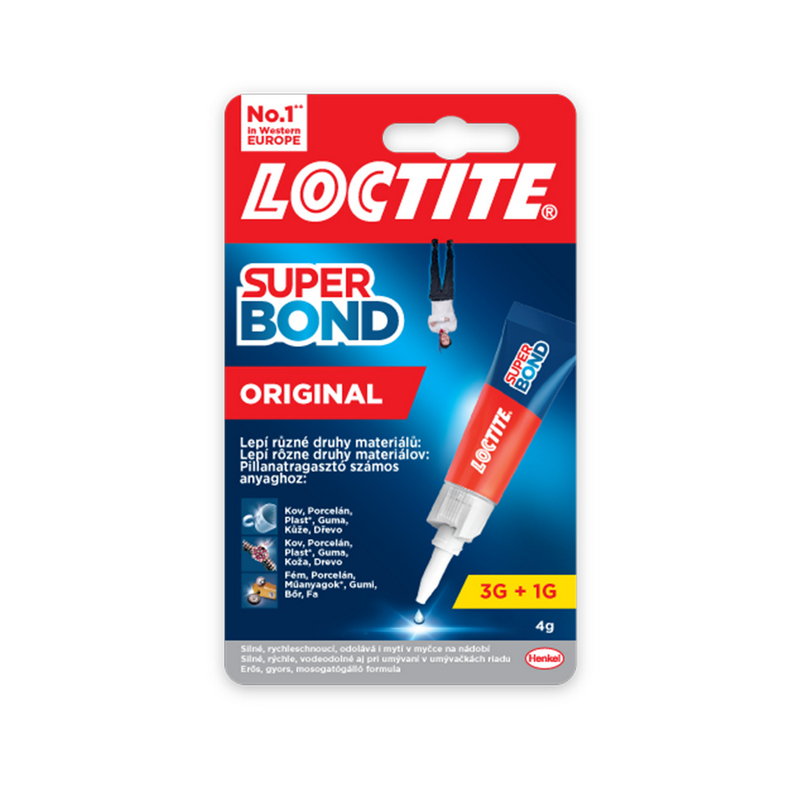 Univerzális pillanatragasztó Loctite Super Bond