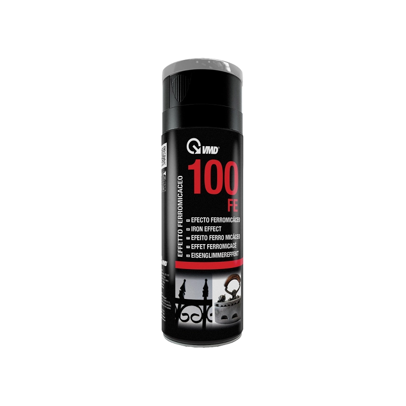 Fényes fekete festék spray - fémekhez - 400 ml - 17300FE