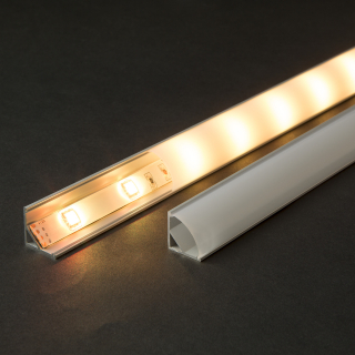 LED alumínium profil takaró búra - 41012M2