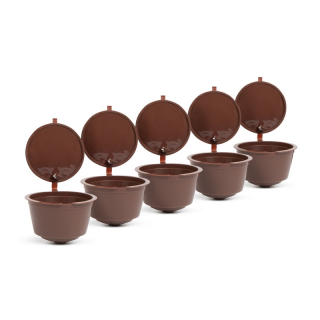 Újratölthető műanyag kávékapszula 5 db Dolce Gusto - 57369