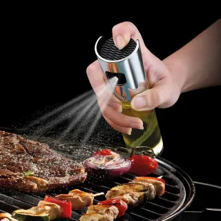 Olaj és ecet permetező spray - rozsdamentes acél, üveg - 100 ml - 56287