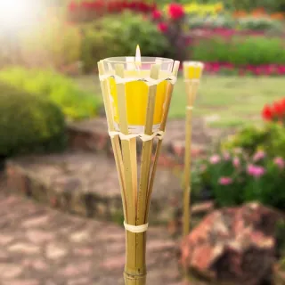 Citronella illatgyertya bambusz fáklya - 11690A