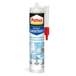 Pattex Szaniter szilikon fehér 280 ml - H2684417
