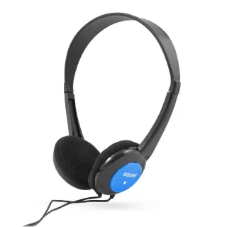 Fejhallgató - gyerek - Maxell 3,5 mm jack, kék - 52047BL