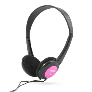 Fejhallgató - gyerek - Maxell 3,5 mm jack, rózsaszín - 52047PK