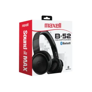 Fejhallgató Maxell HP-BTB52 fekete - 52046BK