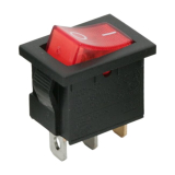 Billenő kapcsoló 6A-250V piros világítással - 09019PI